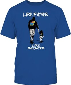 Kansas Jayhawks Shirt, Like Father Like Daughter