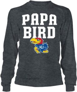 Kansas Jayhawks Shirt, Papa Bird Gifts for Fans