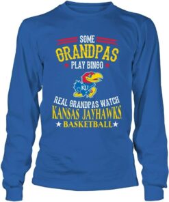 Kansas Jayhawks Shirt, Real Grandpas Bingo Basketball