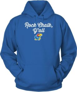 Kansas Jayhawks Shirt, Rock Chalk Y'all Gifts for Fans