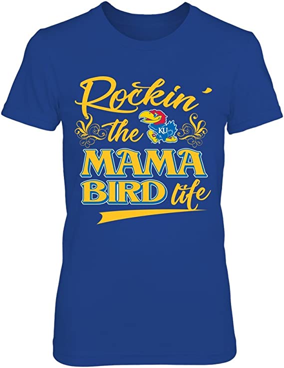 Kansas Jayhawks Shirt, Rockin' The Mom Life Gifts for Fans