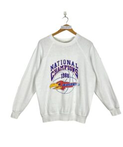 Kansas Jayhawks Sweatshirt Large Vintage 80s Kansas Jayhawks National Champion 1988 Baseball University of Kansas Pullover Crewneck Sweatshirt