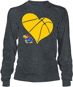 Kansas Jayhawks Tank Top, Ku Basketball Heart Gifts for Fans