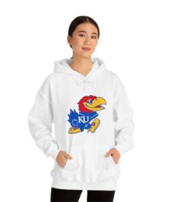 Kansas Jayhawks Unisex Heavy Blend Hooded Sweatshirt,Kansas Jayhawks Fan Outfit Hoodie