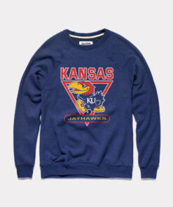 Kansas Jayhawks Victory Crewneck Sweatshhirt Gifts for Fans