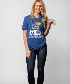 Kansas Stacked Tee Gifts for Fans