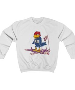 Kansas University, KU Jayhawks Retro Beat K State Unisex Crewneck Sweatshirt