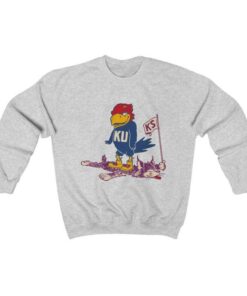 Kansas University, KU Jayhawks Retro Beat K State Unisex Crewneck Sweatshirt