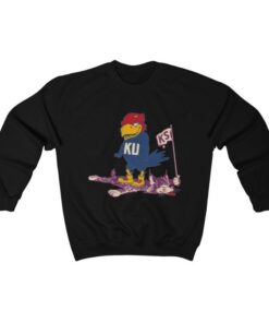 Kansas University, KU Jayhawks Retro Beat K State Unisex Crewneck Sweatshirt