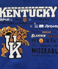 Kentucky Wildcats Basketball Raglan Crewneck, University Of Kentucky Sweatshirt