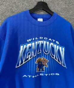 Kentucky Wildcats Vintage Crewneck, University Football Fan Shirt