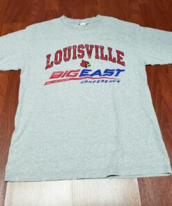 LOUISVILLE CARDINALS - BIG EAST GRAY T-SHIRT