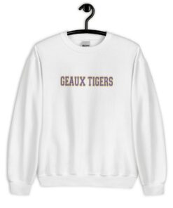 LSU Geaux Tigers Embroidered Sweatshirt