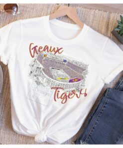 LSU Geaux Tigers Football Tiger Stadium Sublimation Shirt