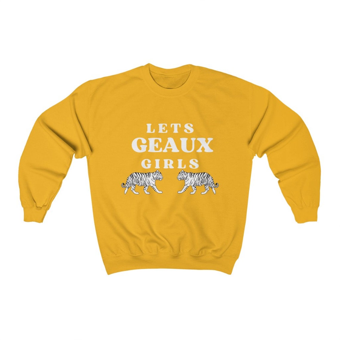 LSU Let's Geaux Girls Crewneck Sweatshirt