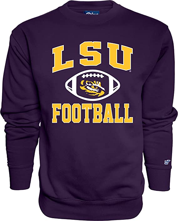 LSU Tigers Blue 84 Men's Crewneck Sweatshirt Team Color Football
