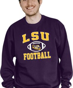 LSU Tigers Blue 84 Men's Crewneck Sweatshirt Team Color Football