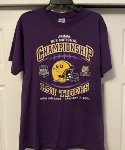 LSU Tigers Football BCS National Championship New Orleans t-shirt