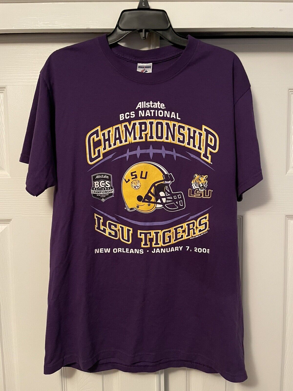 LSU Tigers Football BCS National Championship New Orleans t-shirt