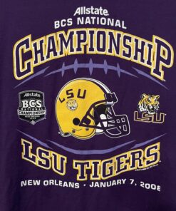 LSU Tigers Football BCS National Championship New Orleans t-shirt
