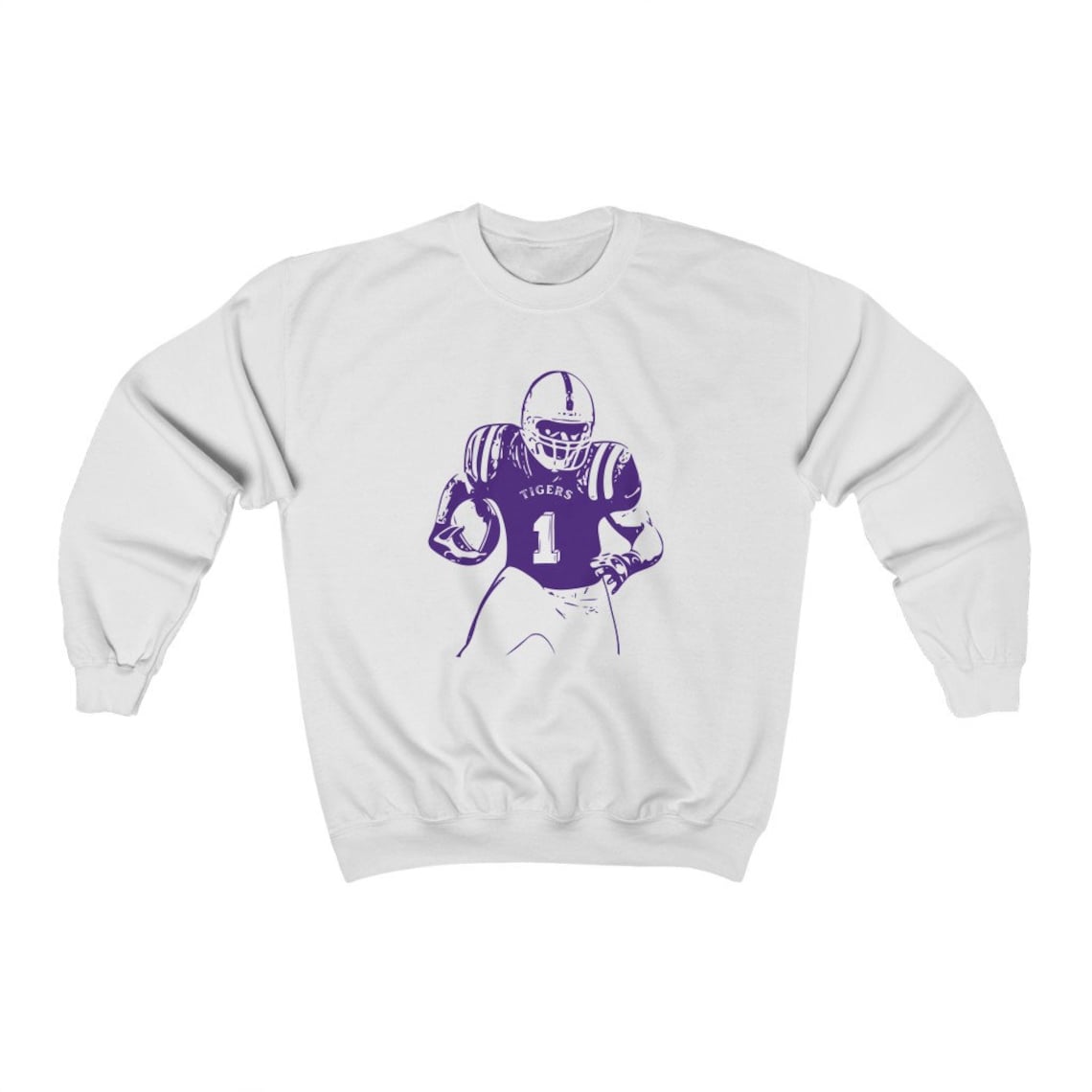 LSU Tigers Football Sweatshirt, University Sweatshirt