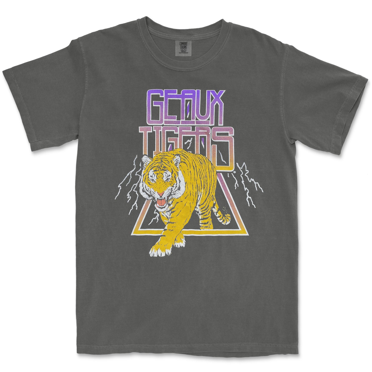 LSU Tigers Mike The Tiger Rock Garment Dyed T-Shirt