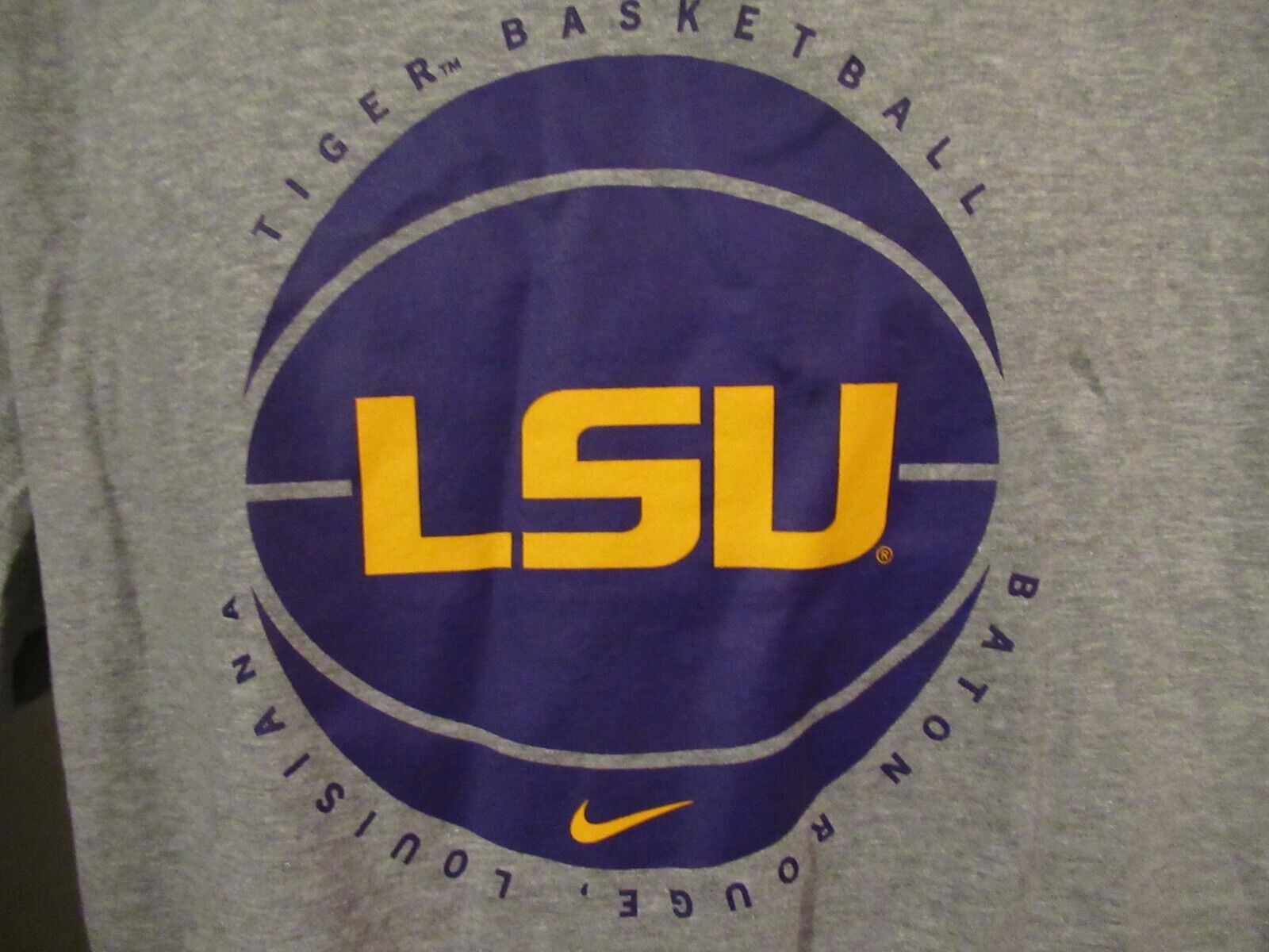 LSU Tigers Nike Basketball shirt