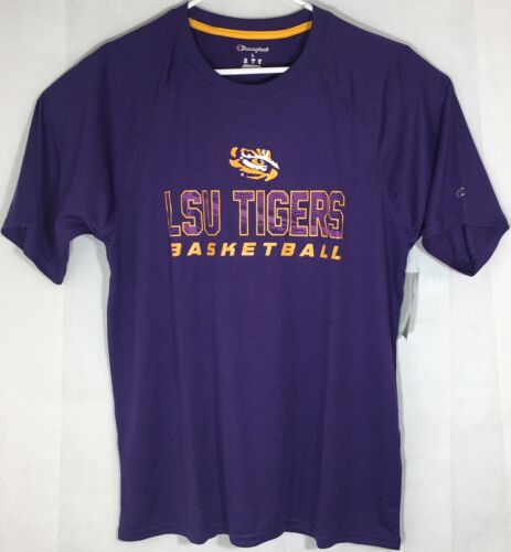 LSU Tigers Purple Basketball Champion NCAA Jersey Performance Shirt