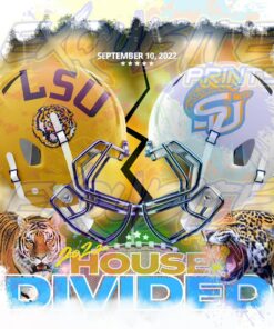 LSU vs Southern House Divided Ready For Sublimation Print