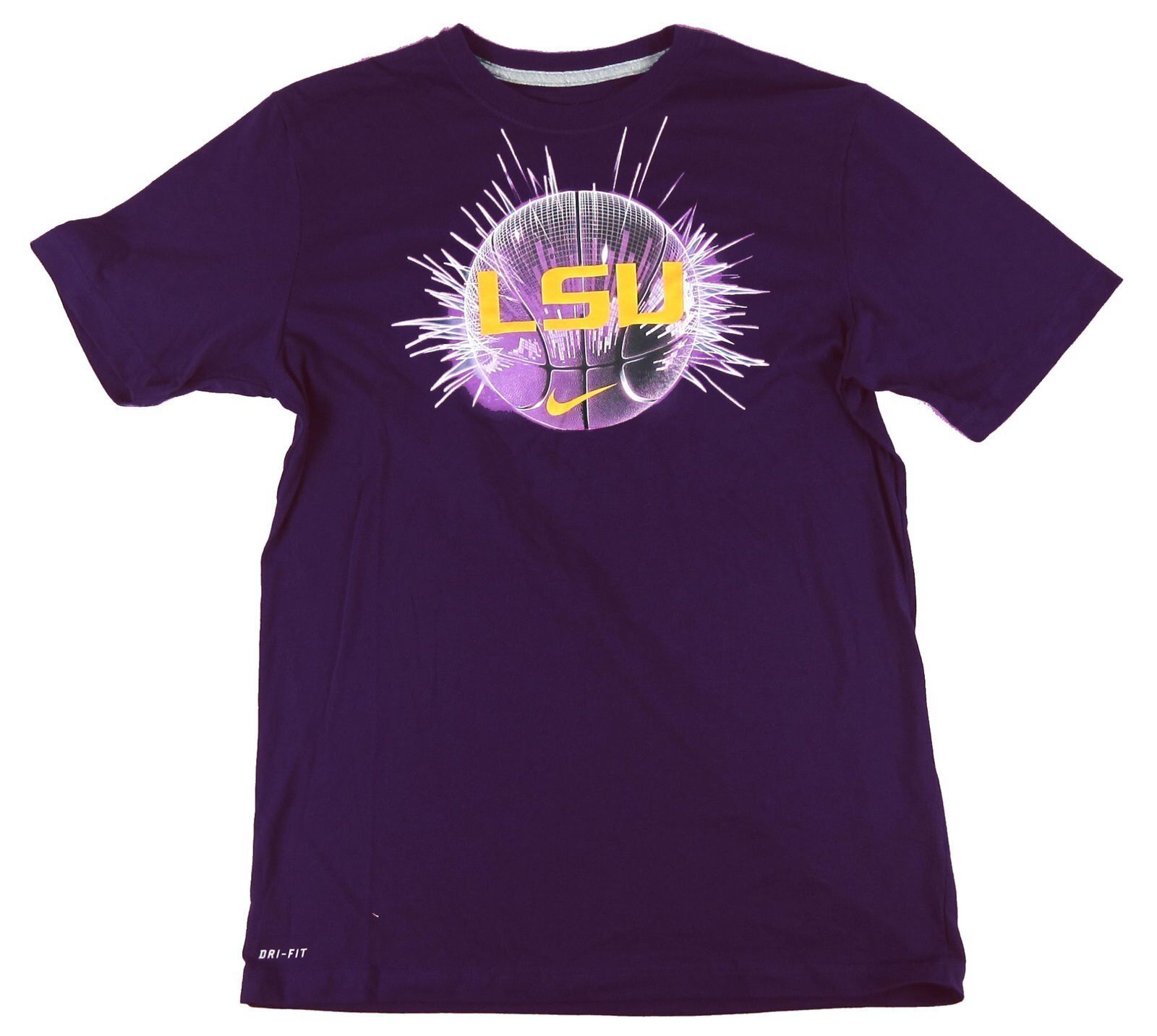 Licensed LSU Tigers Basketball Purple T-Shirt