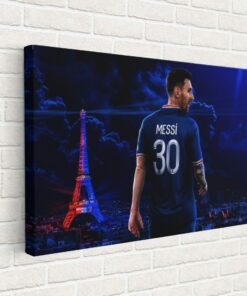 Lionel Messi Soccer Canvas Poster Wall Art
