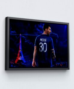 Lionel Messi Soccer Canvas Poster Wall Art