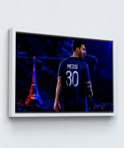 Lionel Messi Soccer Canvas Poster Wall Art