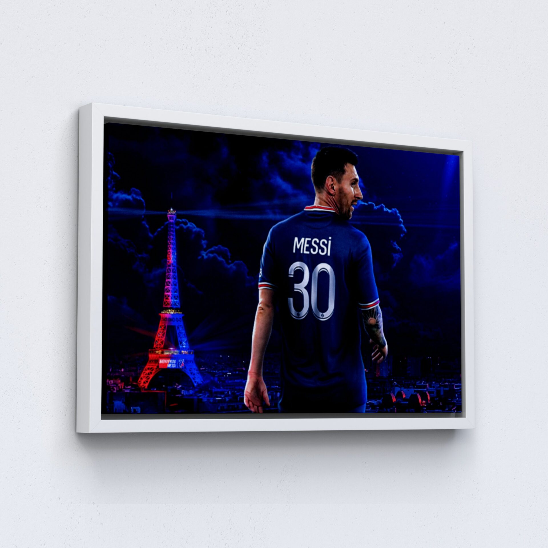 Lionel Messi Soccer Canvas Poster Wall Art