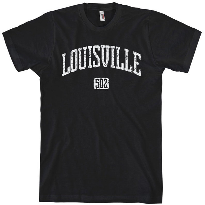 Louisville 502 T-shirt - Men and Unisex Louisville Kentucky Tee