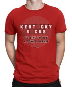 Louisville Basketball Buy a Vowel Men's Red T-Shirt