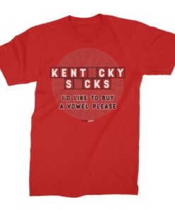 Louisville Basketball Buy a Vowel Men's Red T-Shirt
