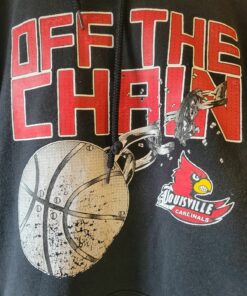 Louisville Cardinal Sweatshirt Black Off The Chain University Football Fan Shirt Gifts for NCAA Fans