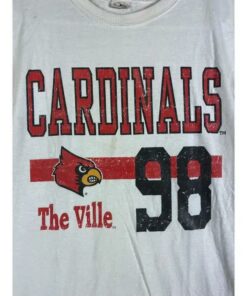 Louisville Cardinals '98 NCAA T Shirt University Football Fan Shirt Gifts for NCAA Fans