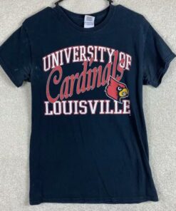 Louisville Cardinals Adult Small S T Shirt NCAA University Football Fan Shirt Gifts for NCAA Fans
