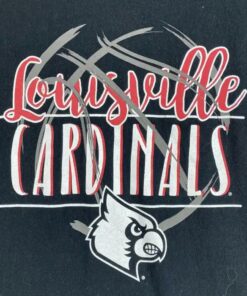 Louisville Cardinals Adult T Shirt NCAA Adult Size University Football Fan Shirt Gifts for NCAA Fans