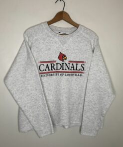 Louisville Cardinals Champion Crewneck Women’S Sweatshirt Reprinted, Uofl Sweatshirt, University of Louisville Sweatshirt