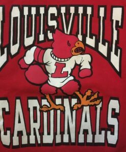 Louisville Cardinals College University Red Vintage Sweatshirt Reprinted, Uofl Sweatshirt, University of Louisville Sweatshirt