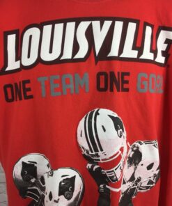 Louisville Cardinals Football T-Shirt Spring Game 2013 Red One Team One Goal