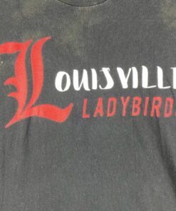 Louisville Cardinals Lady Birds Black Small T Shirt