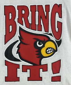 Louisville Cardinals Large White sweatshirt NCAA Short Sleeve Shirt