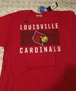 Louisville Cardinals NCAA Adidas Men'S Shirt University Football Fan Shirt Gifts for NCAA Fans