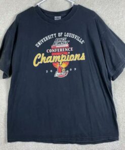 Louisville Cardinals NCAA Conference Champions Shirt University Football Fan Shirt Gifts for NCAA Fans