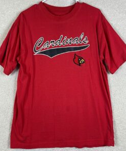 Louisville Cardinals NCAA Size Medium Red Short Sleeve Shirt