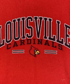 Louisville Cardinals Red T Shirt NCAA Short Sleeve Shirt